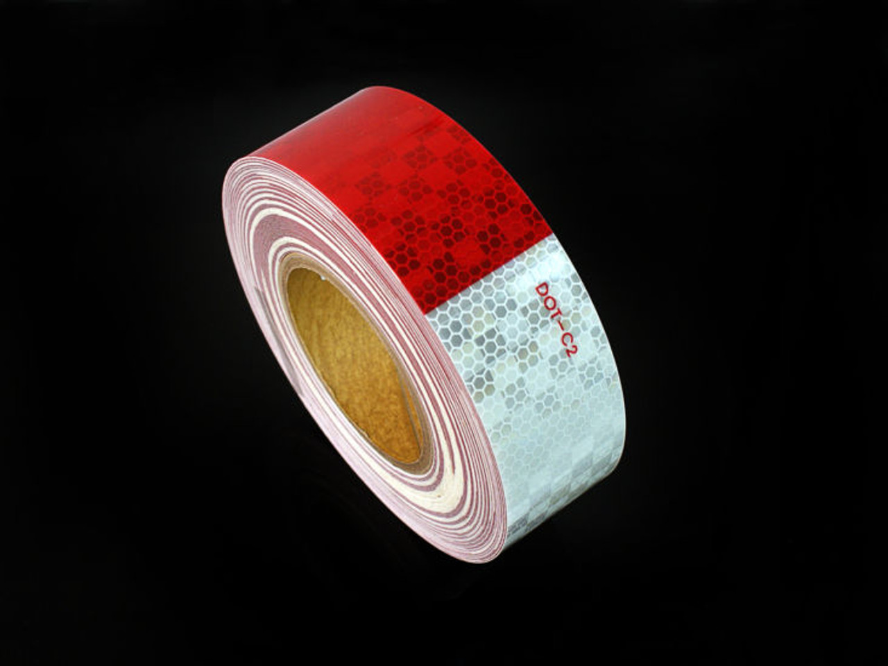 Reflective DOT-C2 Conspicuity Red/White Tape– 7 year durability (2"x150')