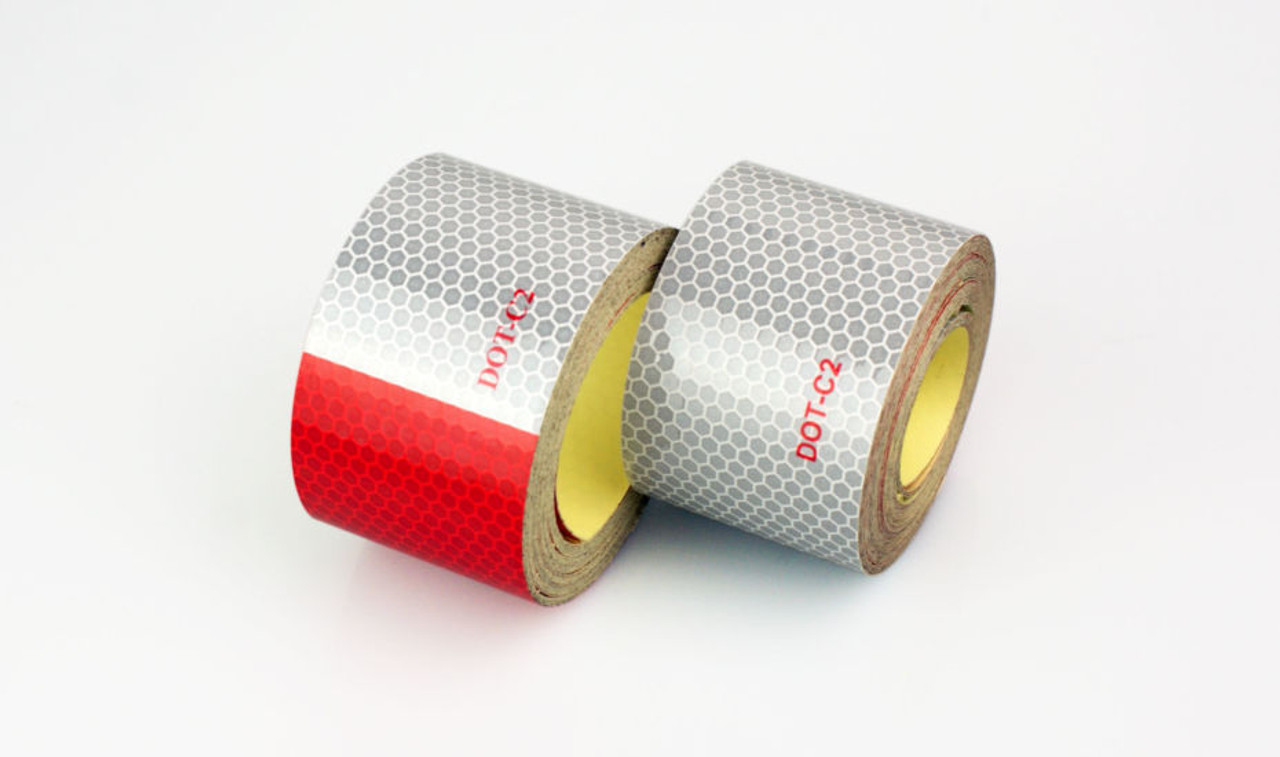 Reflective DOT-C2 Conspicuity Red/White Tape