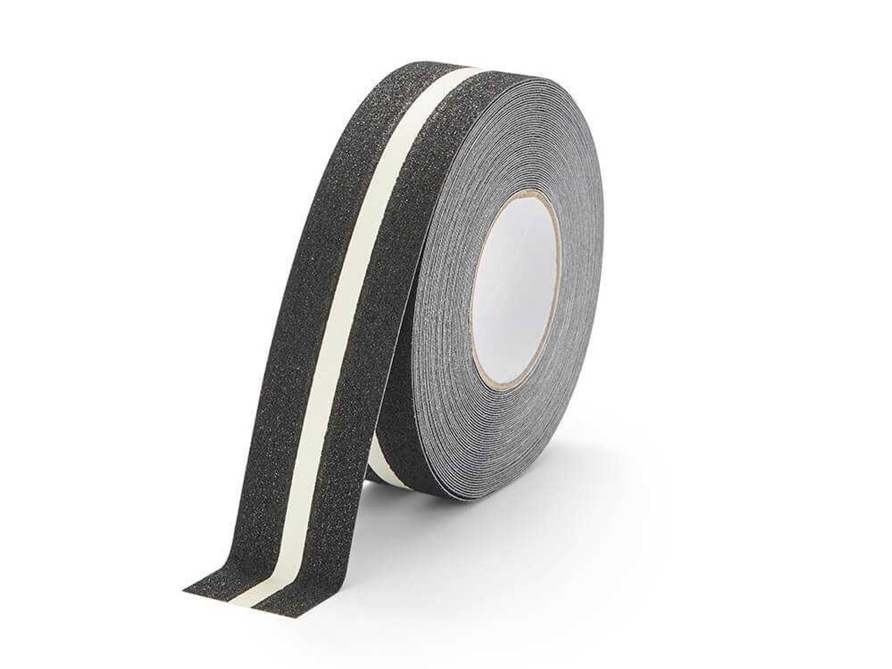 2 White Floor Tape with Green Diagonals - Safety Floor Tape