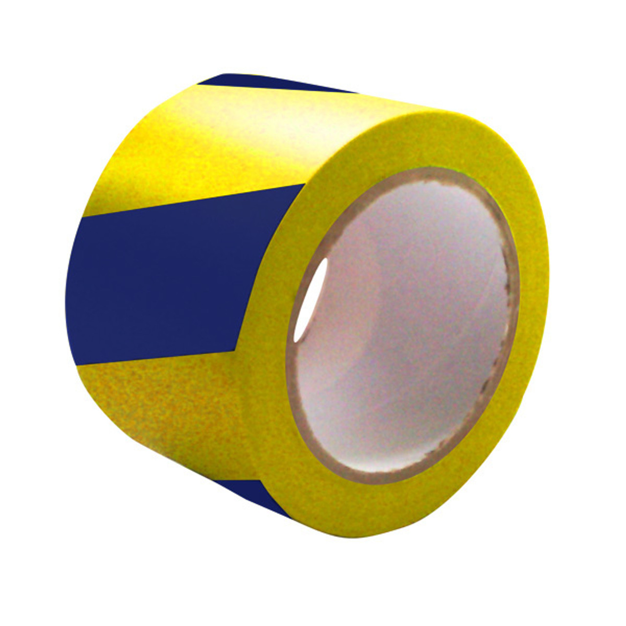 1165 - Cleanroom Tape Floor Marking | Striped Over Laminated | 0.5-3" Wide X 9 Mils Thick X 54' Long yellow/black