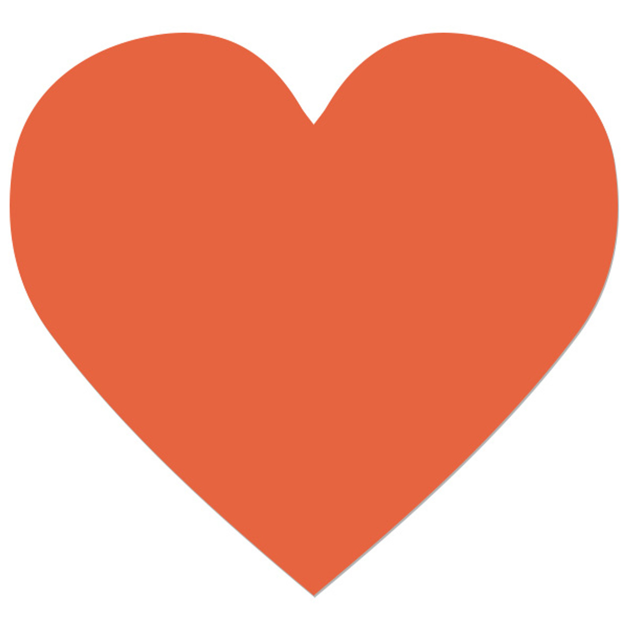 Durastripe X-treme Hearts 4.5" x 4.5' - orange