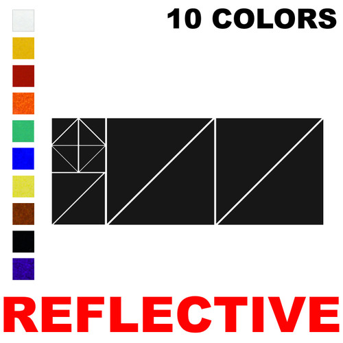 LiteMark Reflective Assorted Triangles LiteMark Reflective Assorted Triangles