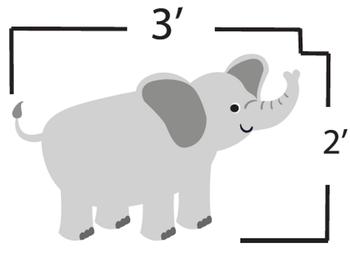 Swarco Playground Marking Elephant