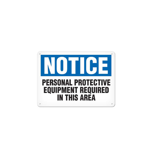 Wall Sign | Personal Protective Equipment Required In This Area | Various Sizes and Materials