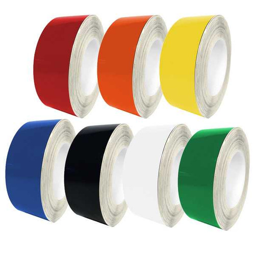 LiteMark 30 mil durable vinyl floor marking tape 150-foot rolls - multiple bright colors for 5S and aisle marking