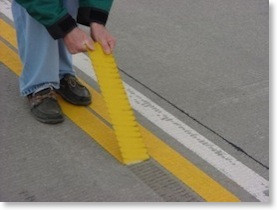 Temporary Pavement Black Out Marking Tape - ParkingZone