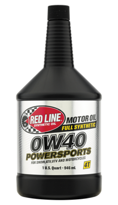 Red Line 0W40 Motor Oil Quart (For Four-Stroke Dirt Bikes/ATVs/Powersports Applications) - Single - 42204-1