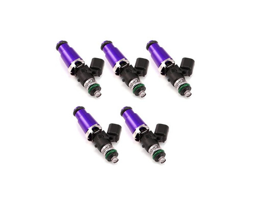 Injector Dynamics 2600-XDS Injectors - 60mm Length - 14mm Purple Top - 14mm Lower O-Ring (Set of 5) - 2600.60.14.14.5