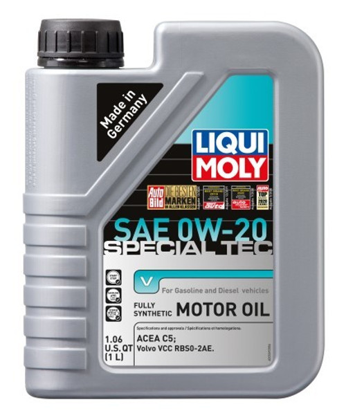 LIQUI MOLY 1L Special Tec V Motor Oil SAE 0W20 - Single - 20198-1