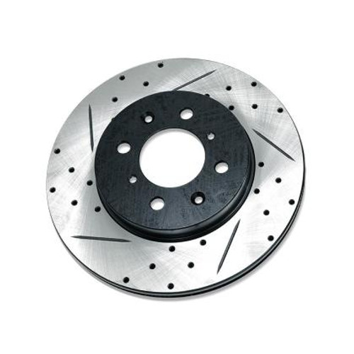 BLOX Racing Slotted And Cross-Drilled Rotor Left SIde - BXBS-10150-L