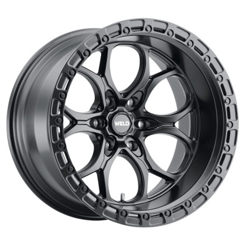 Weld Off-Road W108 20X10 Ledge 6X139.7 ET13 BS6.00 Satin Black / Black Ring 106.1 - W10800084600