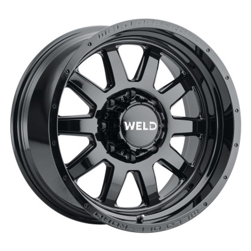 Weld Off-Road W168 20X9 Stealth 8X170 ET00 BS5.00 Gloss Black 125.1 - W16809017500