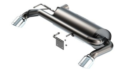 Borla 21-22 Ford Bronco 2.3L 4WD S-Type Axle Back Exhaust w/ Bright Chrome Tips - 11974