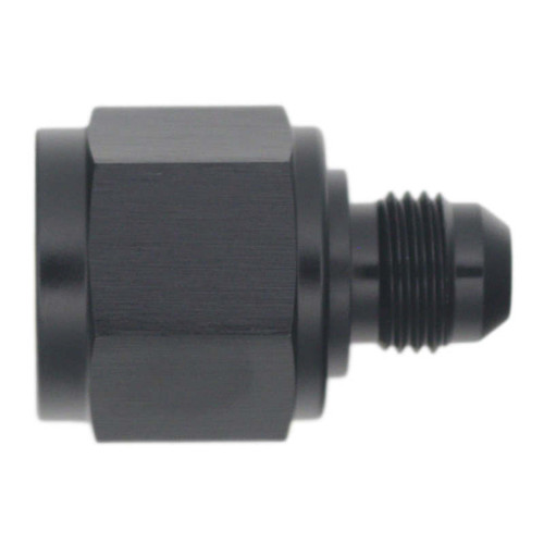 DeatschWerks 10AN Female Flare to 6AN Male Flare Reducer - Anodized Matte Black - 6-02-0219-B Photo - Primary