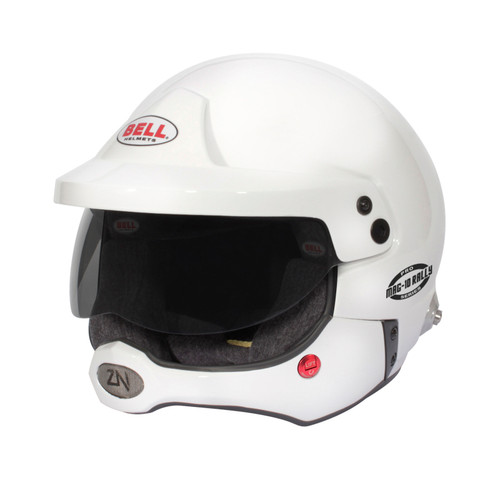 Bell Mag-10 Rally Pro (HANS) 59 (7 3/8) FIA8859/SA2020 - Size 59 (White) - 1346016 Photo - Primary