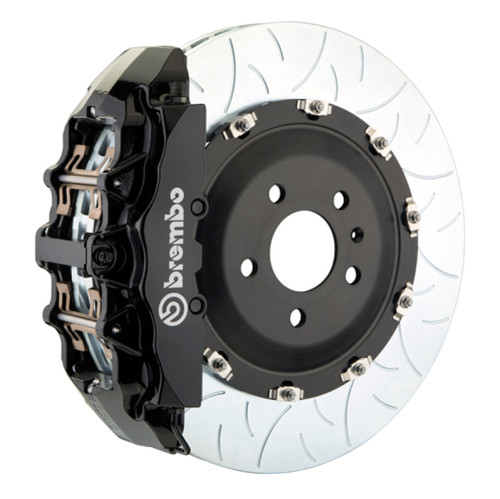 Brembo 00-02 RS4 Front GT BBK 6 Piston Cast 380x34 2pc Rotor Slotted Type-3-Black - 1N3.9025A1 Photo - Primary