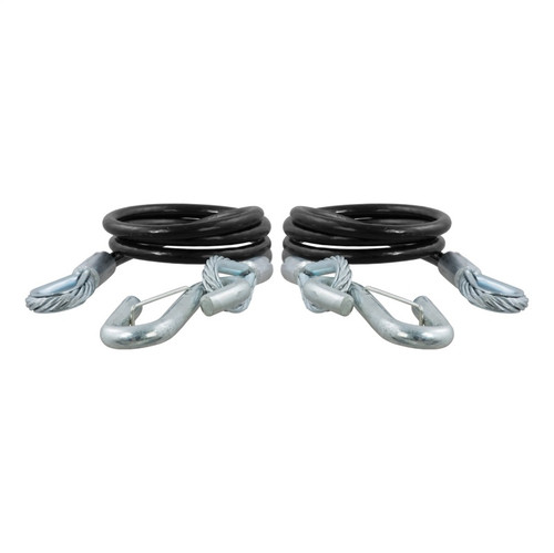 RockJock Curt Towing Safety Cable Kit 44 1/2in Long w/ 2 Snap Hooks 5000lbs 2-Pack - RJ-80151 Photo - Primary