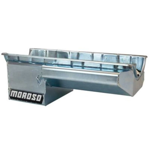 Moroso BBC Gen V/VI Drag Race Steel Oil Pan - Clear Zinc - 21050 User 1