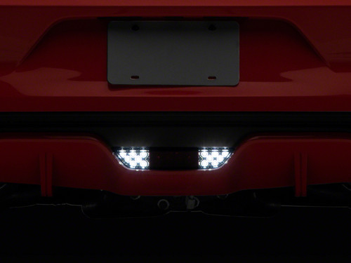 Raxiom 15-17 Ford Mustang Axial LED Reverse Light w/ Running Light Triple Flash Brake Light- Smoked - 407864 Photo - Primary
