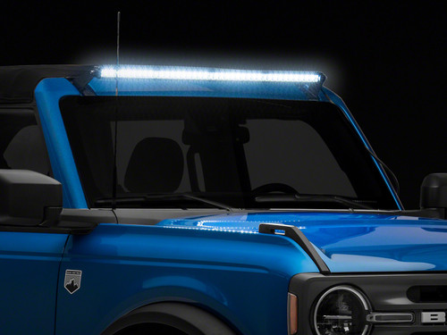 Raxiom 21-23 Bronco Axial Series 40-In 200w LED Light Bar w/ Windshield Mounting Brackets - FB13196 Photo - Primary