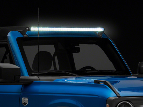 Raxiom 21-23 Ford Bronco Axial 40-In 240w White/Amber Combo LED Light Bar w/ WSHLD Mounting Brackets - FB13197 Photo - Primary