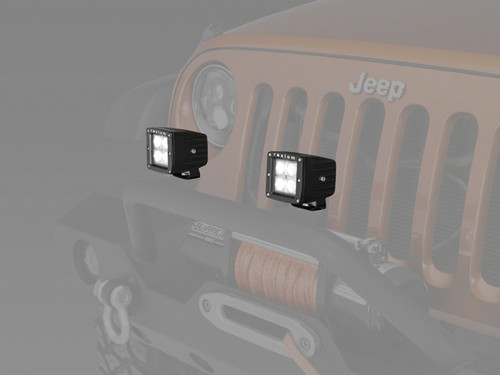 Raxiom 3-In Square 4-LED Off Road Light Flood Beam Universal (Some Adaptation May Be Required) - J106731 Photo - Primary