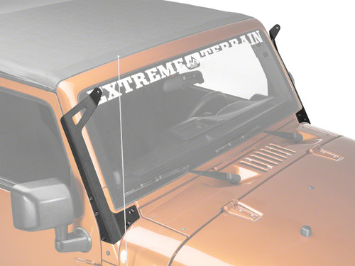 Raxiom 07-18 Jeep Wrangler JK 50-In LED Light Bar Windshield Mount - J106743 Photo - Primary