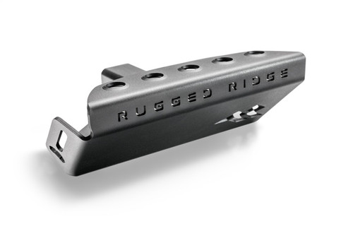 Rugged Ridge 07-23 Jeep Wrangler JK/JKU/JL/JLU & 20-23 Gladiator Hitch Skid Plate 2in. Rec - Tex Blk - 18013.01 Photo - Primary