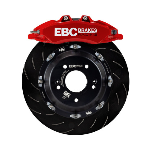 EBC Racing 2019+ Toyota GR Supra Red Apollo-6 Calipers 380mm Rotors Front Big Brake Kit - BBK042RED-1 User 1