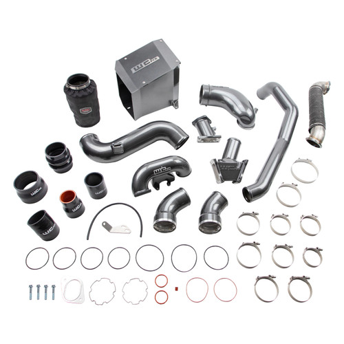 Wehrli 07.5-2010 Chevrolet 6.6L Duramax LMM Stage 3 High Flow Bundle Kit - WCFab Grey - WCF100504-GRY User 1