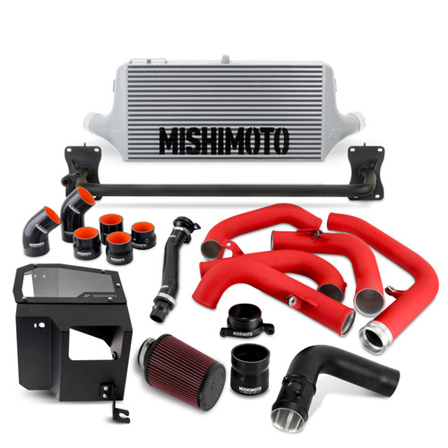 Mishimoto 2022+ WRX Intercooler Kit W/ Intake SL Core WRD Pipes - MMINT-WRX-22AISLRD Photo - Primary