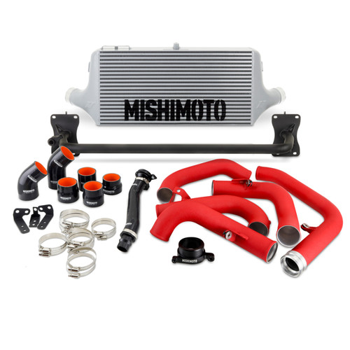 Mishimoto 2022+ WRX Front Mount Intercooler Kit SL Core WRD Pipes - MMINT-WRX-22SLRD Photo - Primary