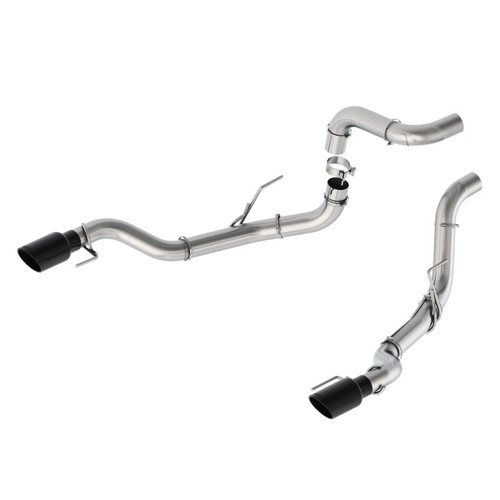 Ford Racing 21-23 F-150 Bumper Exit Tail-Pipes Black W/ Chrome Tips - M-5202-FB Photo - Primary