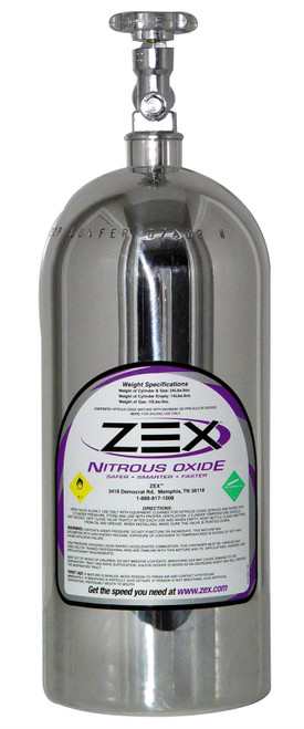 ZEX Nitrous Cylinder 2 Lb Polished - NS6740P