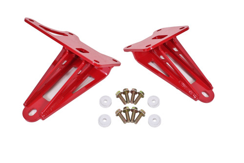 BMR 11-17 S197 Mustang Motor Mount Brackets - Red - MM008R Photo - Primary