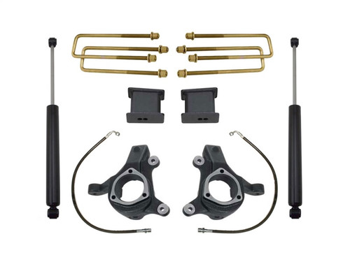 MaxTrac 07-16 GM C1500 2WD w/Cast Steel Susp. 3in/1in Spindle Lift Kit w/MaxTrac Shocks - KS881332 Photo - Primary