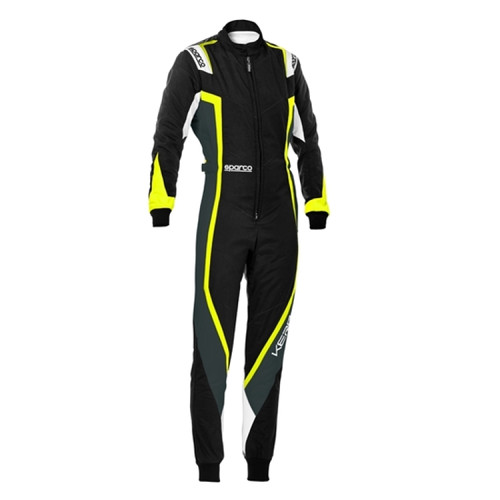 Sparco Suit Kerb Lady - Small BLK/YEL - 002341LNRGF1S Photo - Primary