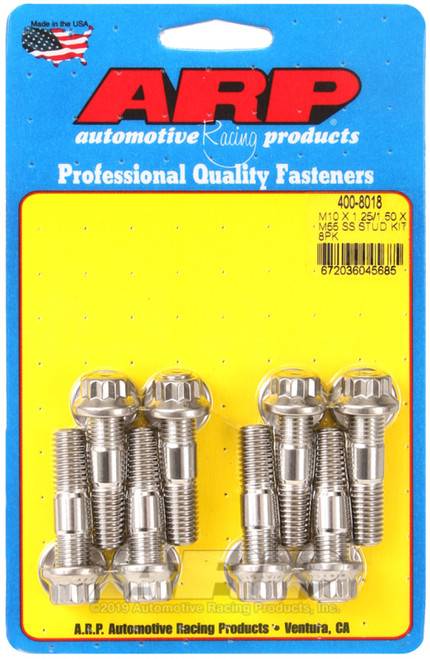 ARP M10 x 1.25/1.50 x 48mm Broached Stud Kit - 400-8018 Photo - Primary