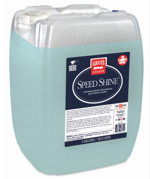 Griots Garage Speed Shine - 5 Gallons (Minimum Order Qty of 2 - No Drop Ship) - 55104 User 1