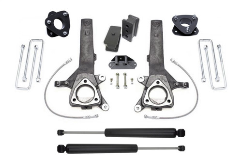 MaxTrac 04-18 Nissan Titan 2WD 6.5in/4in MaxPro Spindle Lift Kit w/MaxTrac Shocks - K885364 Photo - Primary