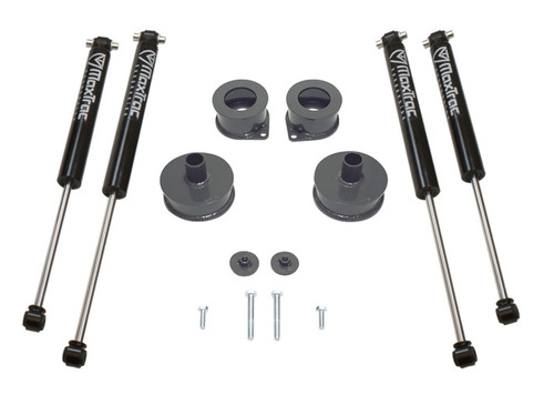 MaxTrac 18-19 Jeep Wrangler JL 2WD/4WD 2.5in/2in Spacer Kit w/MaxTrac Shocks - K949822S Photo - Primary