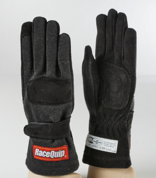 RaceQuip Black 2-Layer SFI-5 Glove Kid - XXXS K5 - 3550089 User 1