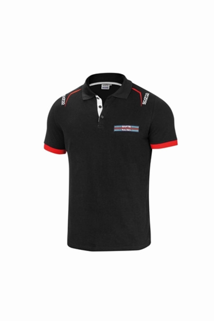 Sparco Polo Martini-Racing Small Black - 01276MRNR1S Photo - Primary