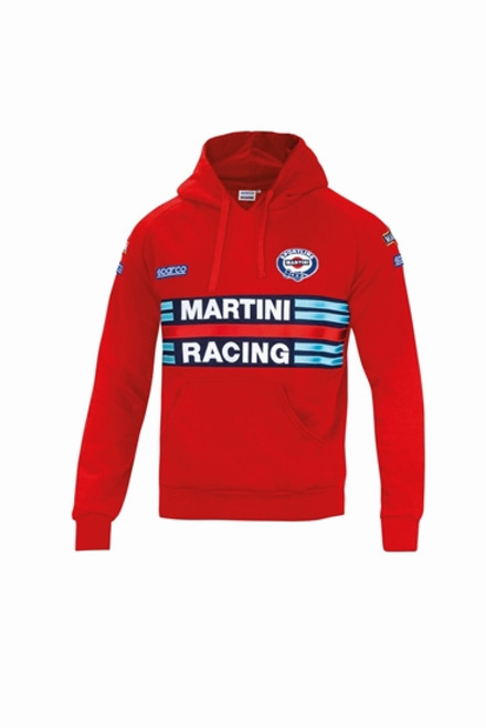 Sparco Hoodie Martini-Racing XL Red - 01279MRRS4XL Photo - Primary