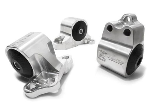 Innovative 92-95 Civic B/D Series Silver Aluminum Mounts 95A Bushings (3 Bolt) - B10150-95A User 1