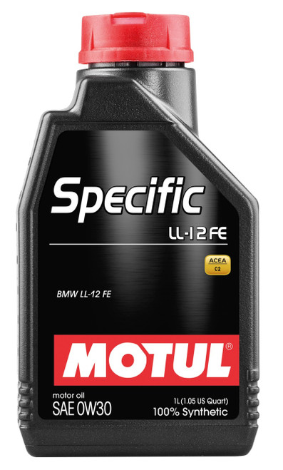 Motul 1L 100% Synthetic High Performance Engine Oil ACEA C2 BMW LL-12 FE+ 0W30 - 107301 Photo - Primary