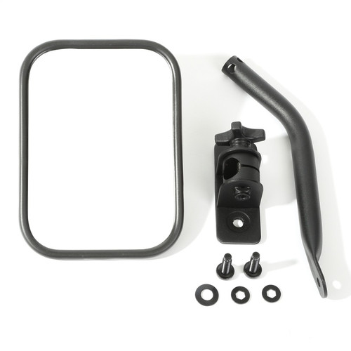 Rugged Ridge 97-18 Jeep Wrangler Textured Black Rectangluar Quick Release Mirror Kit - 11025.18 Photo - Primary