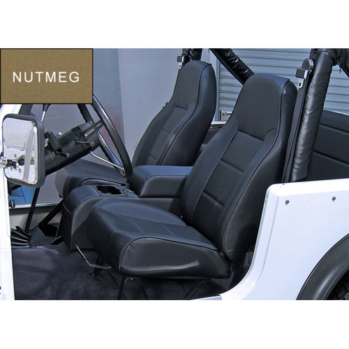 Rugged Ridge High-Back Front Seat Non-Recline Nutmeg 76-02 CJ&Wra - 13401.07 Photo - Primary