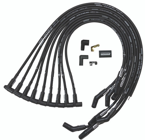 Moroso Chevrolet Big Block Ignition Wire Set - Ultra 40 - Unsleeved - HEI - 135 Degree - Black - 73729 User 1