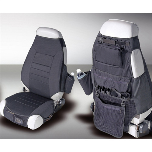 Rugged Ridge Fabric Seat Protectors Black 76-06 Jeep CJ / Jeep Wrangler - 13235.01 Photo - Primary